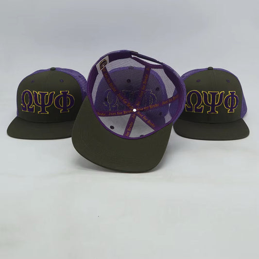 Omega Psi Phi Netback Trucker(Green)
