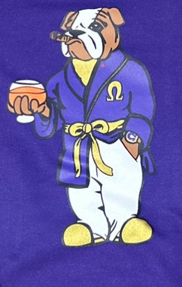 Screen printed Lounge Robe Bruh Hoodie