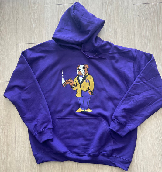 Screen printed Cigar Bruh Hoodie