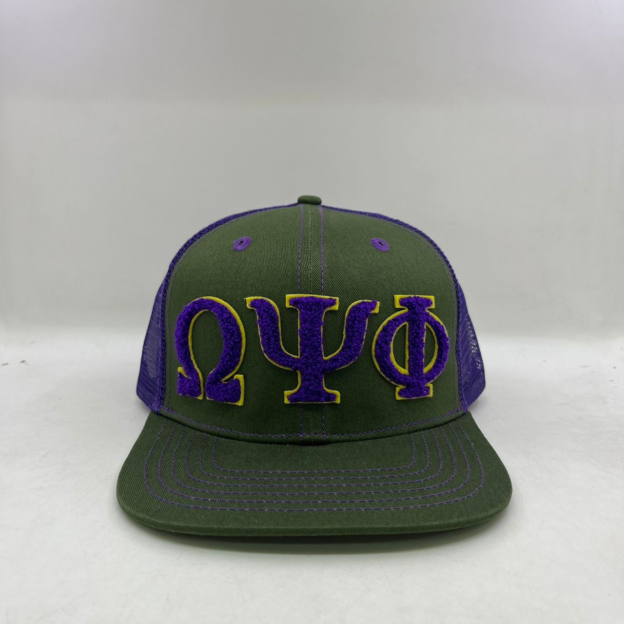 Omega Psi Phi Netback Trucker(Green)