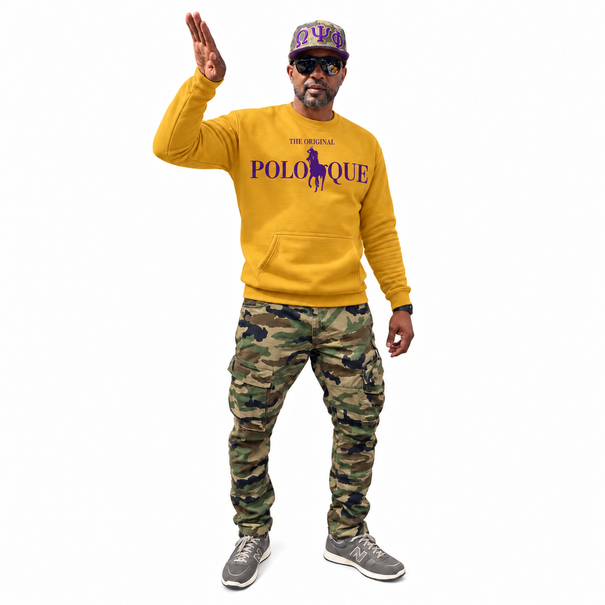 Polo Que crewneck(Graphic Print)