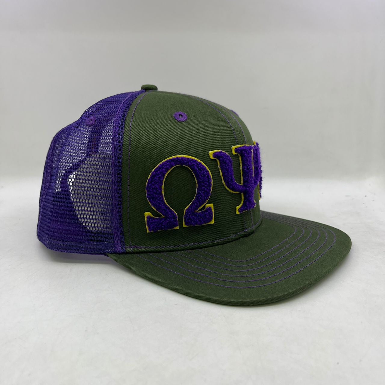 Omega Psi Phi Netback Trucker(Green)