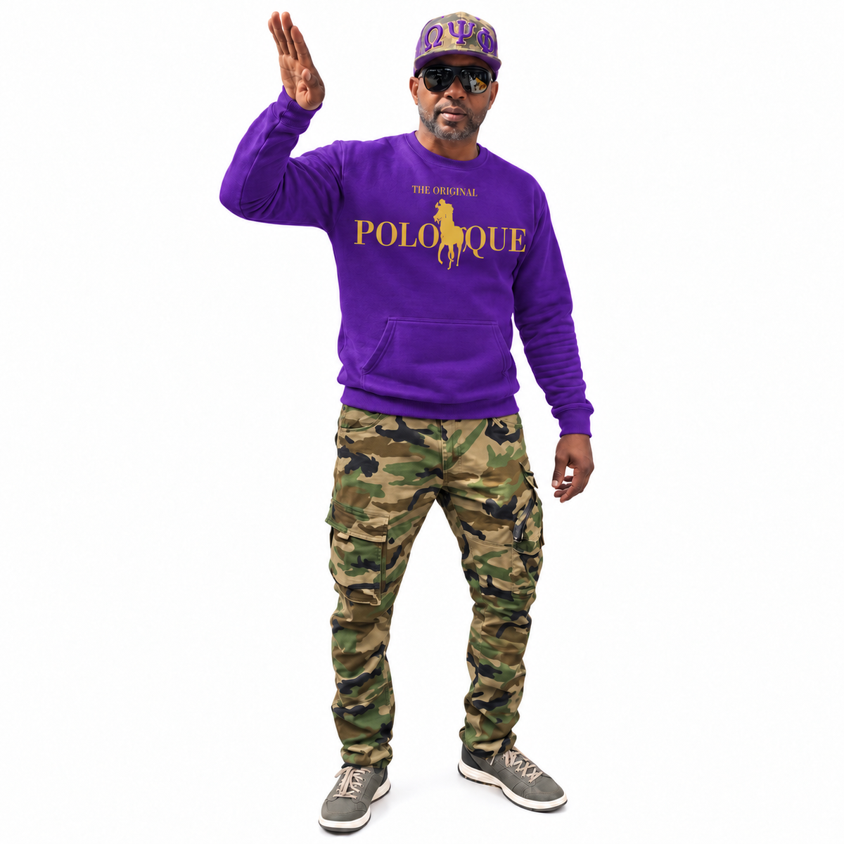 Polo Que crewneck(Graphic Print)