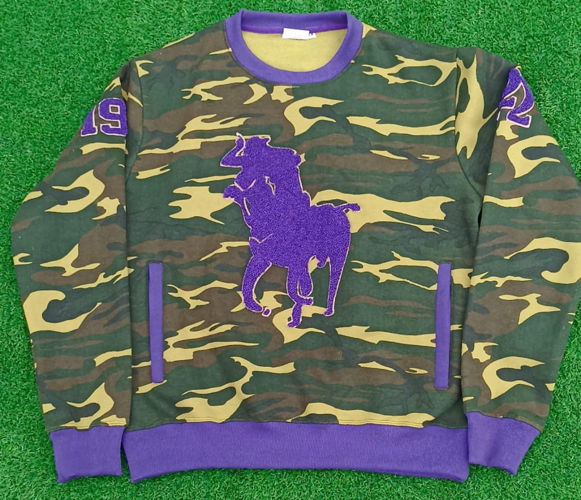 Omega Psi Phi Multi-color Sweatshirt (BGCY)