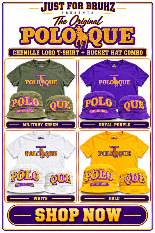 BGCY Chenille Logo Bucket Hat and T-Shirt Combo