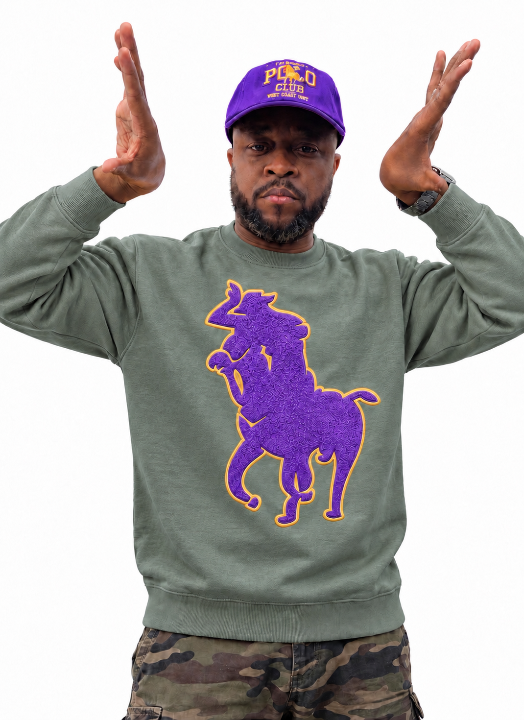 BGCY Big Horse crewneck(Chenille)