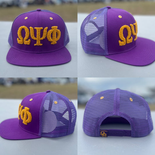 Omega Psi Phi Netback Trucker(All Purple)