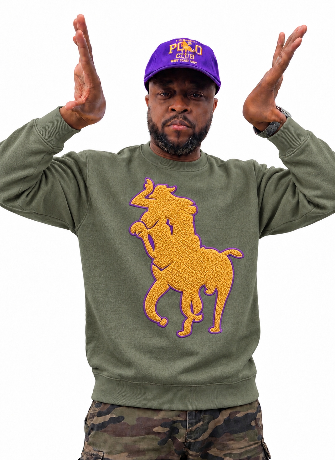 BGCY Big Horse crewneck(Chenille)