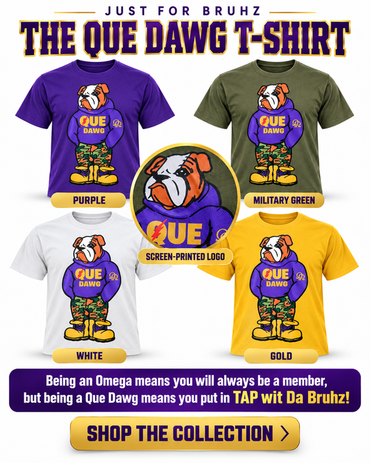 Big Screen Print Que Dawg Logo