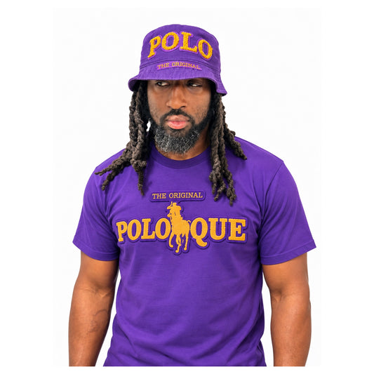 BGCY Chenille Logo Bucket Hat and T-Shirt Combo