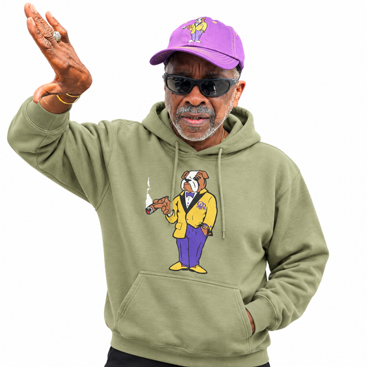 Screen printed Cigar Bruh Hoodie