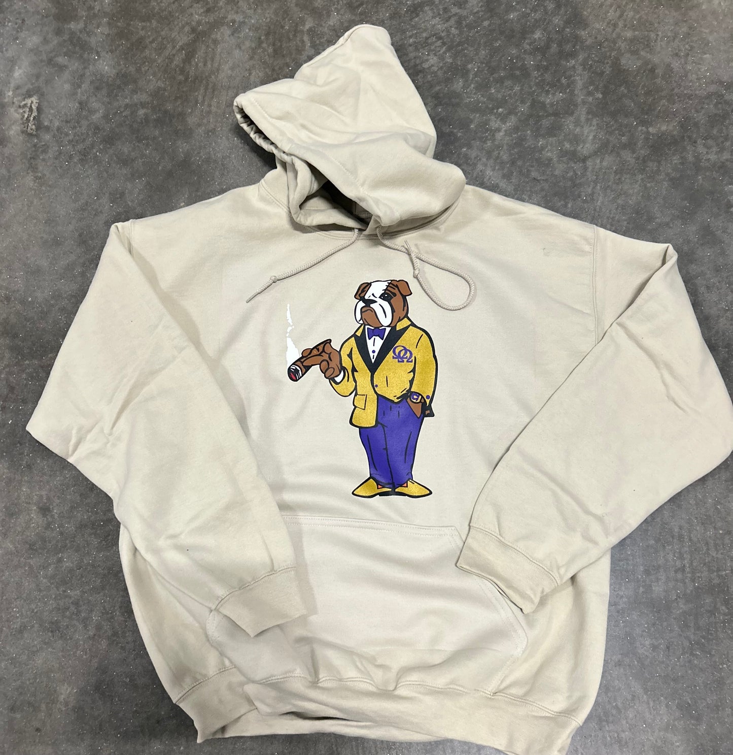 Screen printed Spote Coat Bruh Hoodie