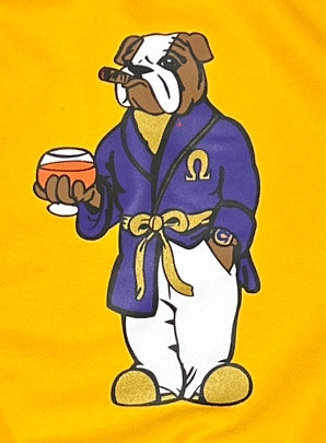 Screen printed Lounge Robe Bruh Hoodie