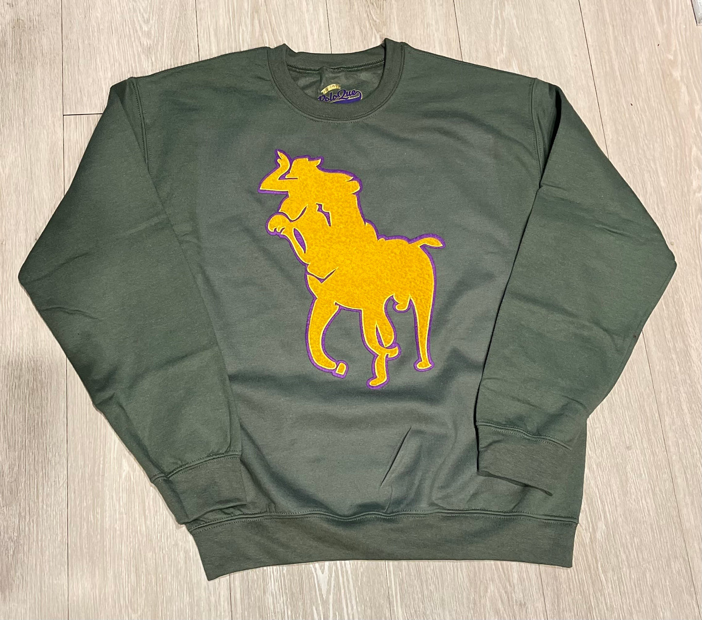 BGCY Chenille Logo crewneck