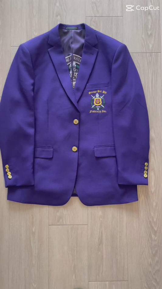 Omega Psi Phi Fraternity Incorporated – Purple Blazer